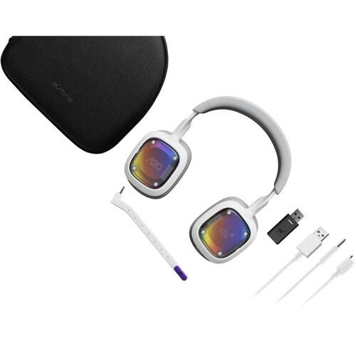 Alt View 4. Astro Gaming - ASTRO Gaming A30 Wireless Gaming Headset for PS5 (White) - White.