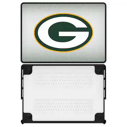 Front. Keyscaper - Green Bay Packers Linen MacBook Case - Air 13 in - Multicolor.