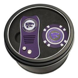 Team Golf - Kansas State Wildcats Switch Chip Golf Tin Set - Multicolor