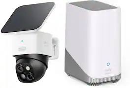 eufy - SoloCam S340 & HomeBase 3, Solar Security Camera Wireless Outdoor Camera 360° Surveillance No Blind Spots No Monthly Fee
