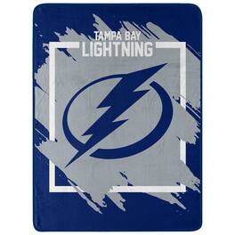Northwest - Tampa Bay Lightning 46" x 60" Dimensional Micro Raschel Plush Throw Blanket - Blue