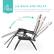 LIE BACK AND RELAX
Built with freely adjustable back and footrests so you can find and enjoy the perfect angle
160° Degrees