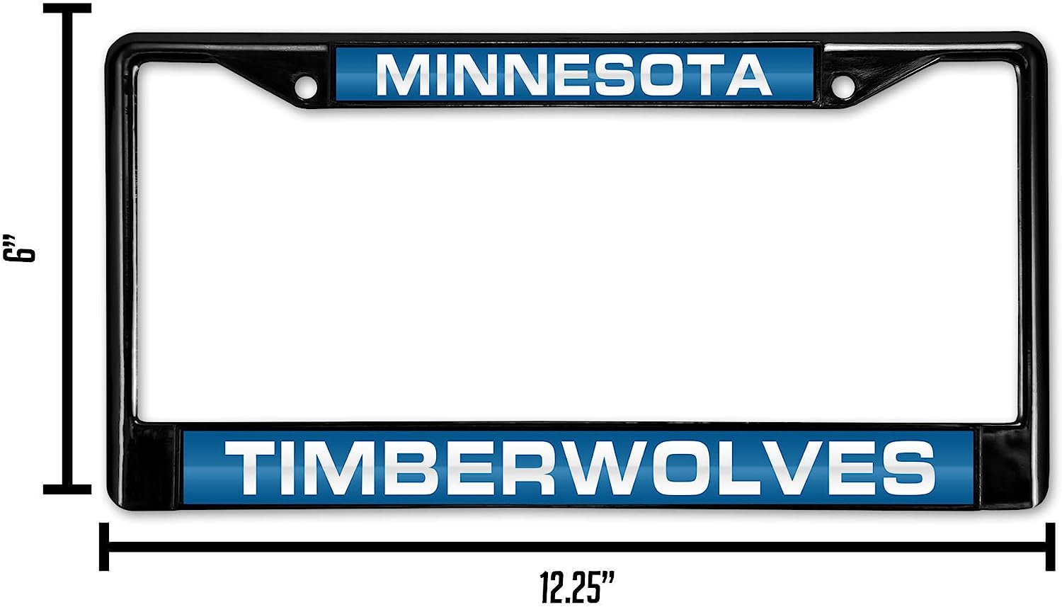 MINNESOTA  
TIMBERWOLVES  

6"  
12.25"