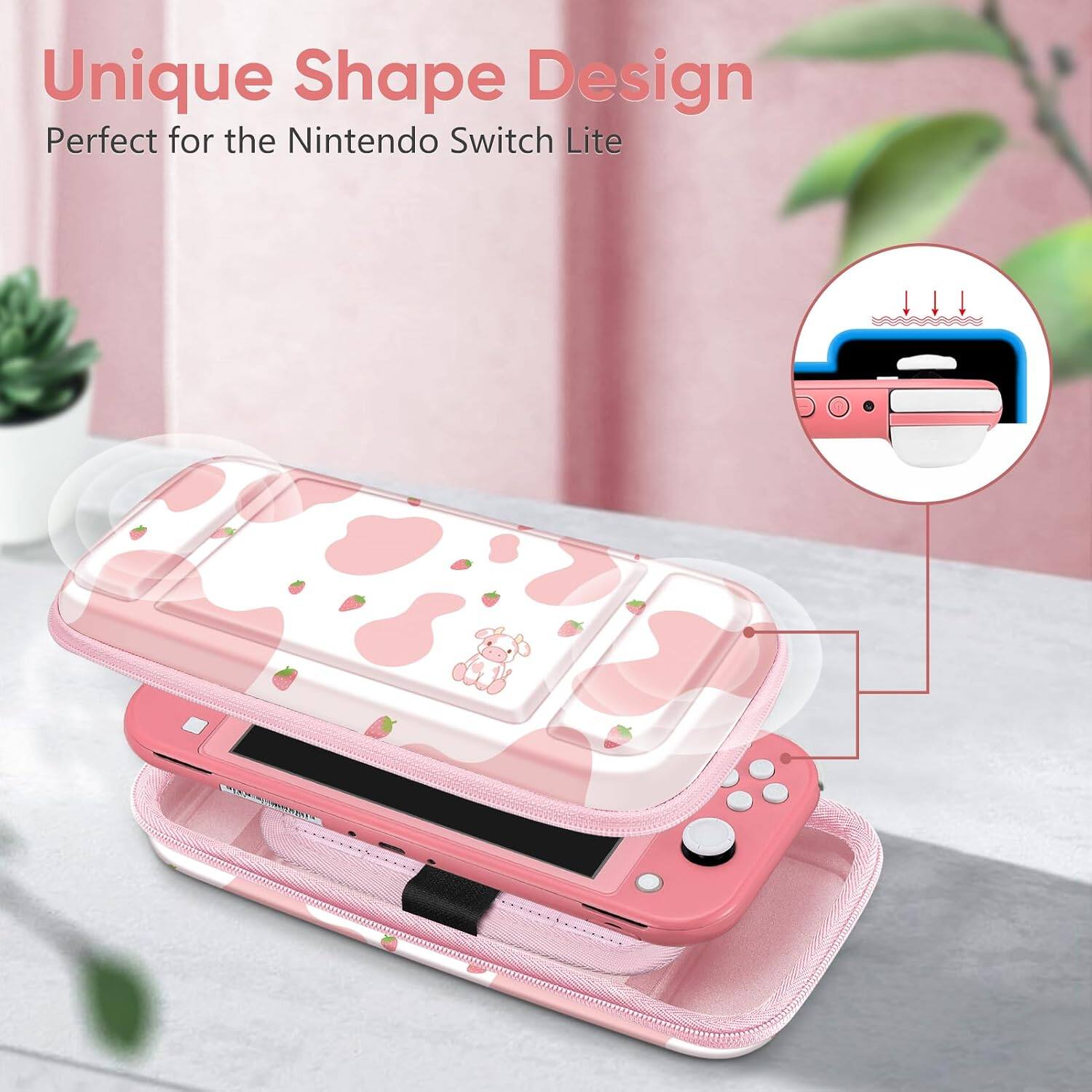 Unique Shape Design  
Perfect for the Nintendo Switch Lite