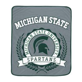 Pegasus - Michigan State Spartans 50" x 60" University Crest Ultra Soft Blanket - Multicolor