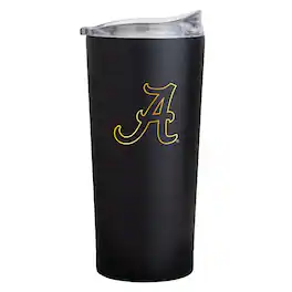 Logo Brands - Alabama Crimson Tide Black Foil 20oz. Powder Coat Tumbler - Multicolor