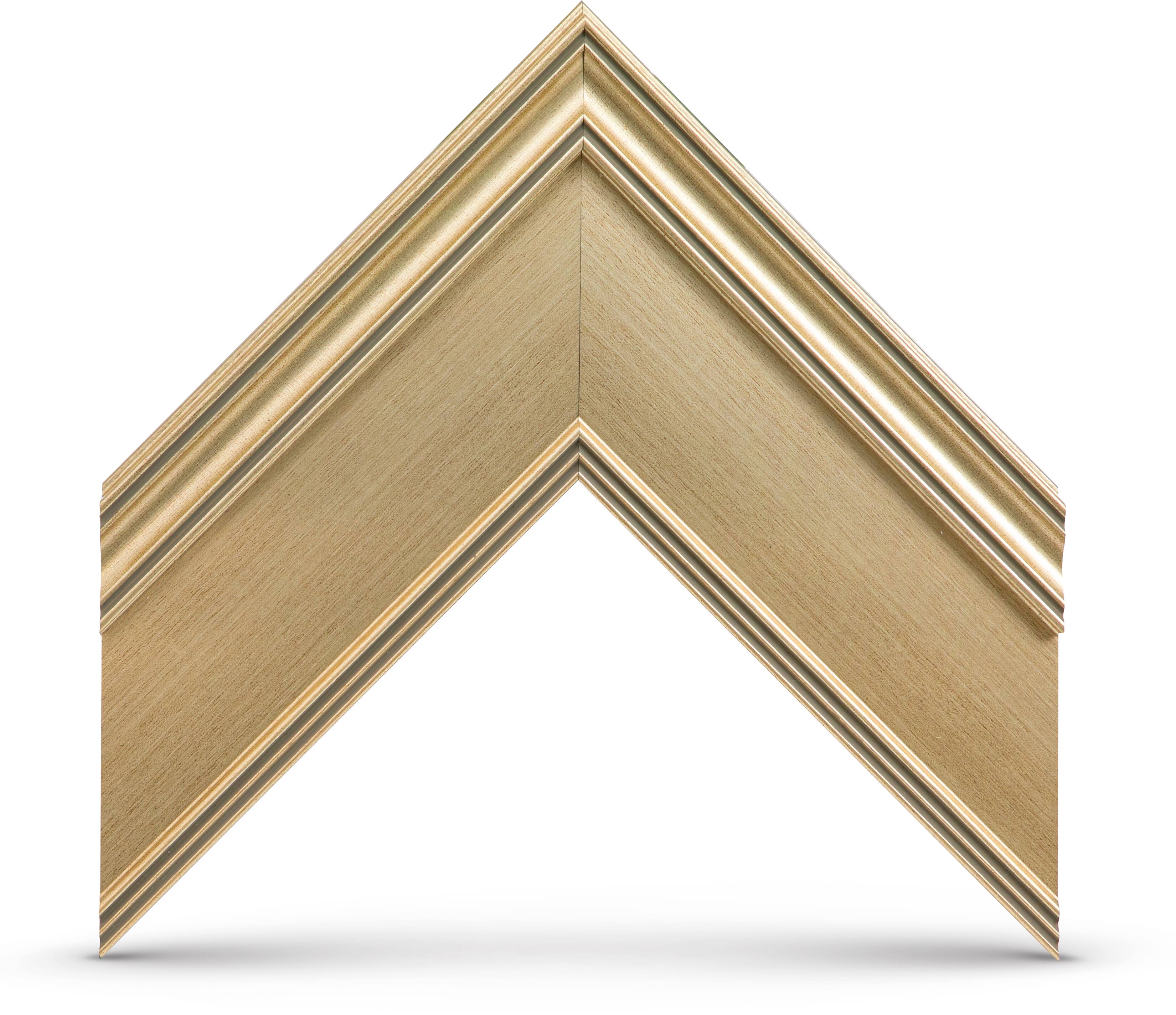 Alt View 11. Deco TV Frames - Premiere Bezel for Samsung the Frame TV - 32" - Champagne.