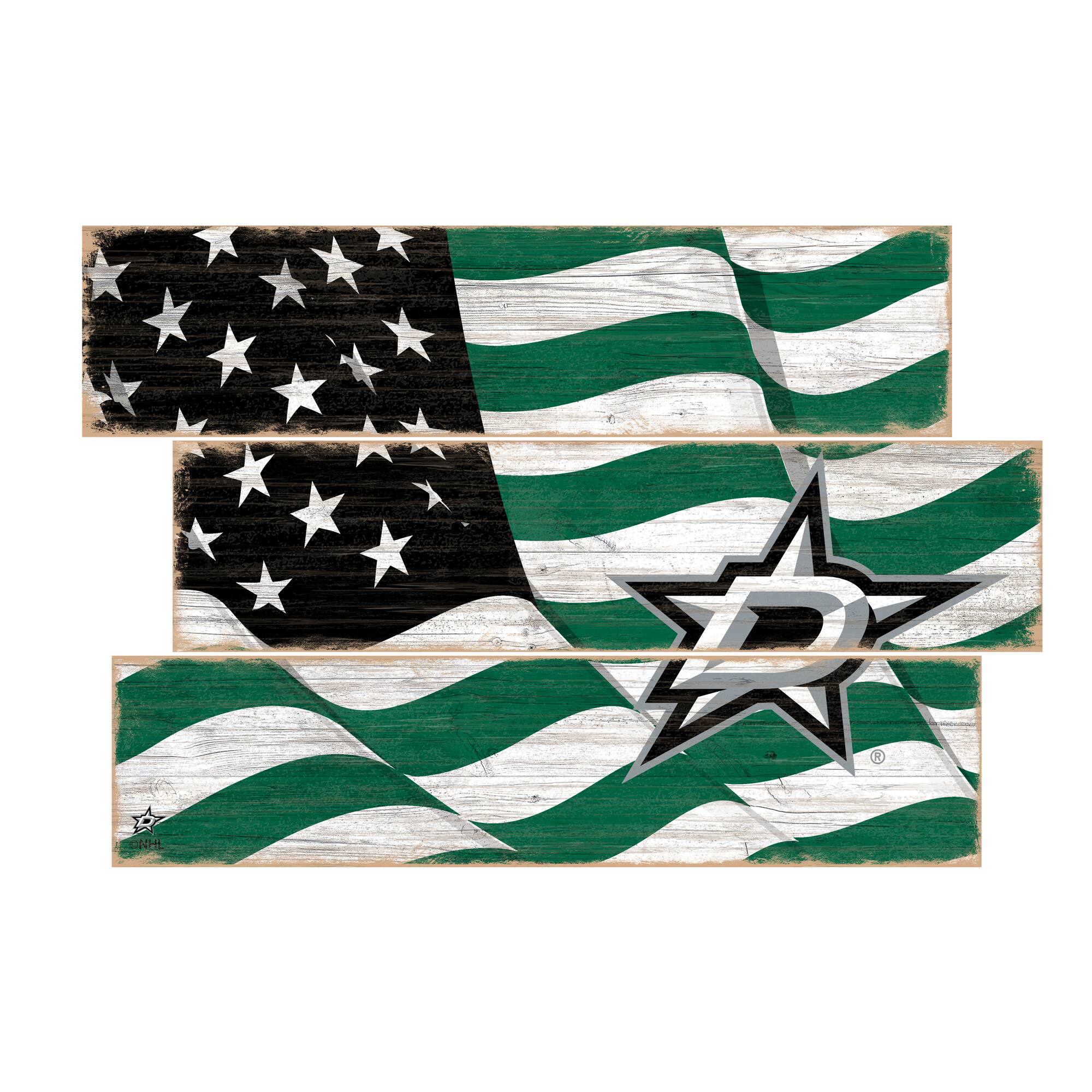 Dallas Stars 3-Plank Team Flag