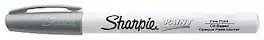 Sharpie - Oil-Based Paint Marker, Fine Tip - Silver Metallic