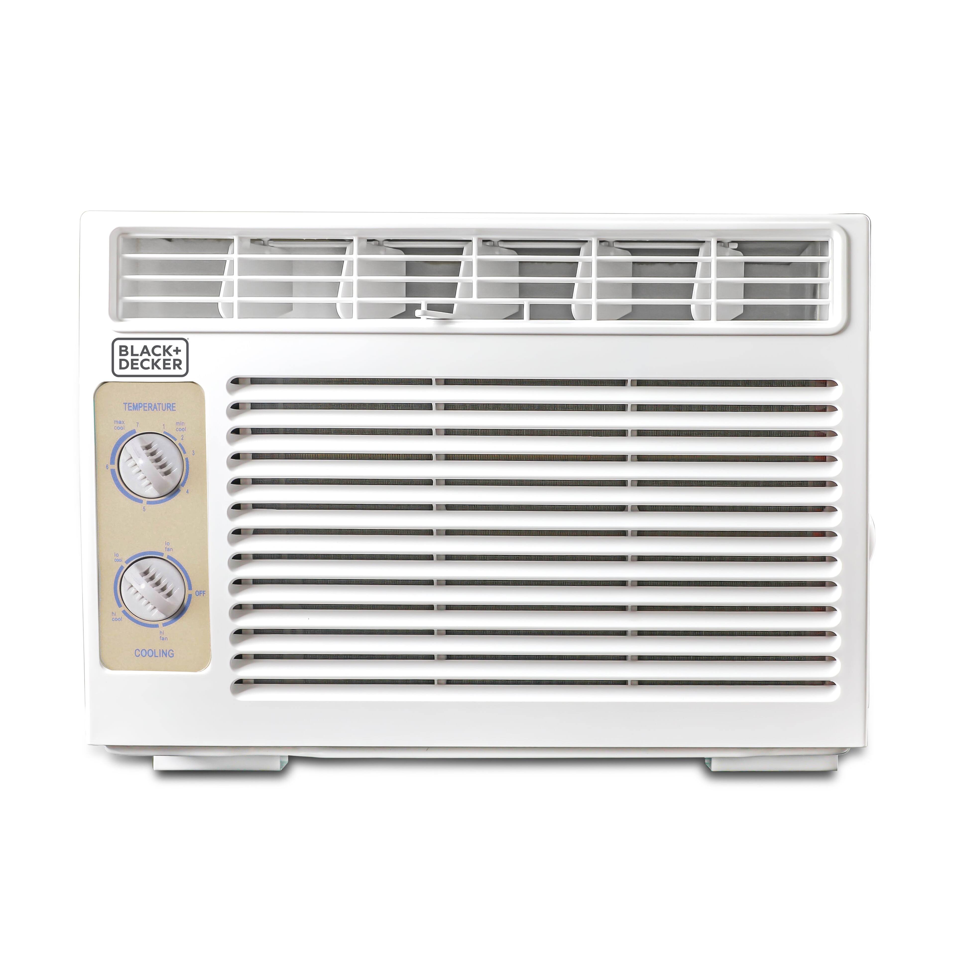 Black+Decker - Window Air Conditioner 5,000 BTU, Cools Up to 150 Square Feet - White
