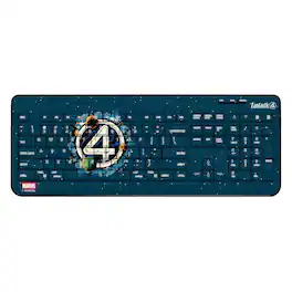 Keyscaper - Marvel Badge Wireless USB Keyboard - Fantastic Four 2