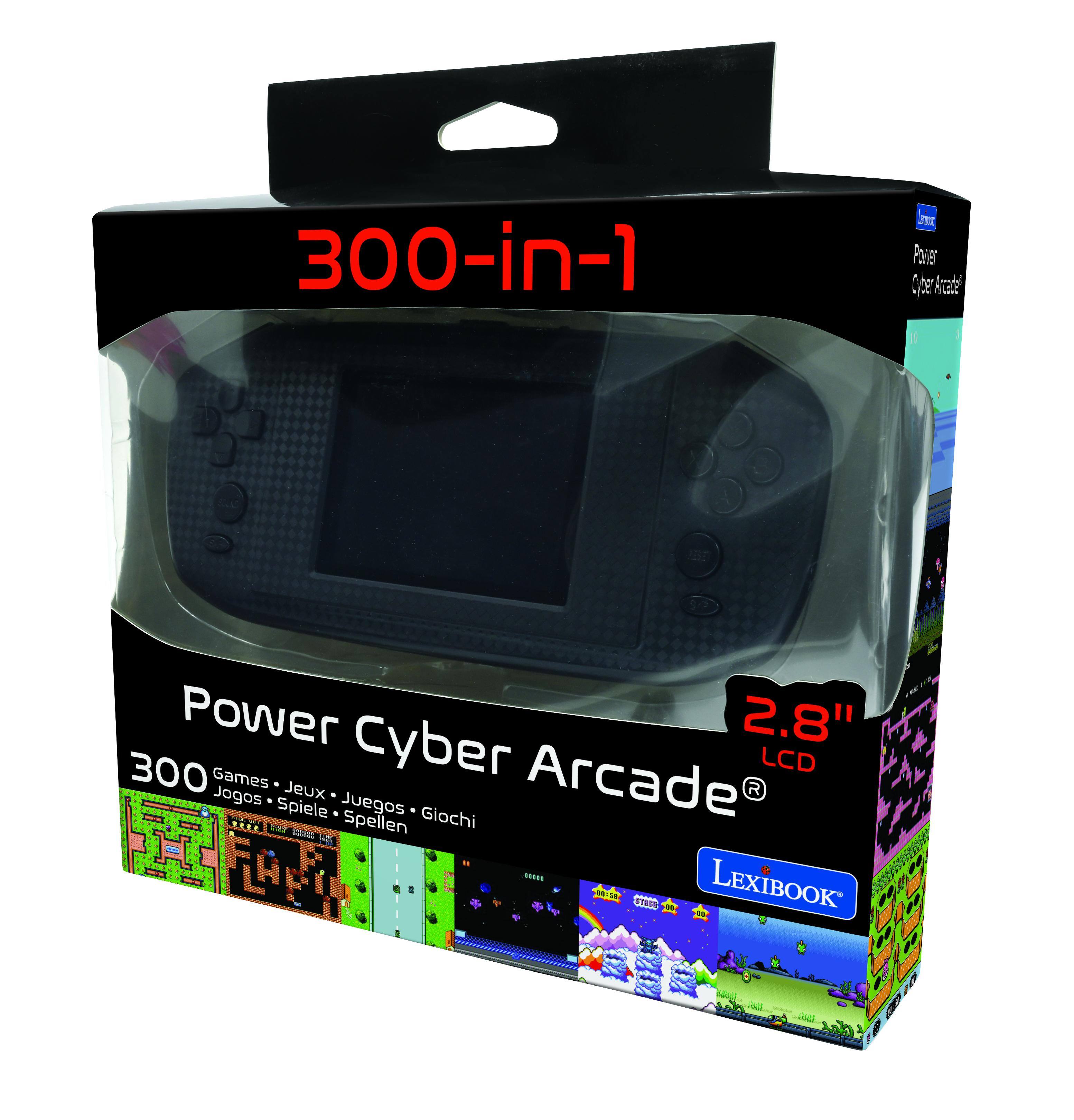 300-in-1 Power Cyber Arcade 2.8" LCD Games Jeux Arcade Jogos Spiele Juegos Spellen Giochi Bo d SEES - C LEXIBOOK