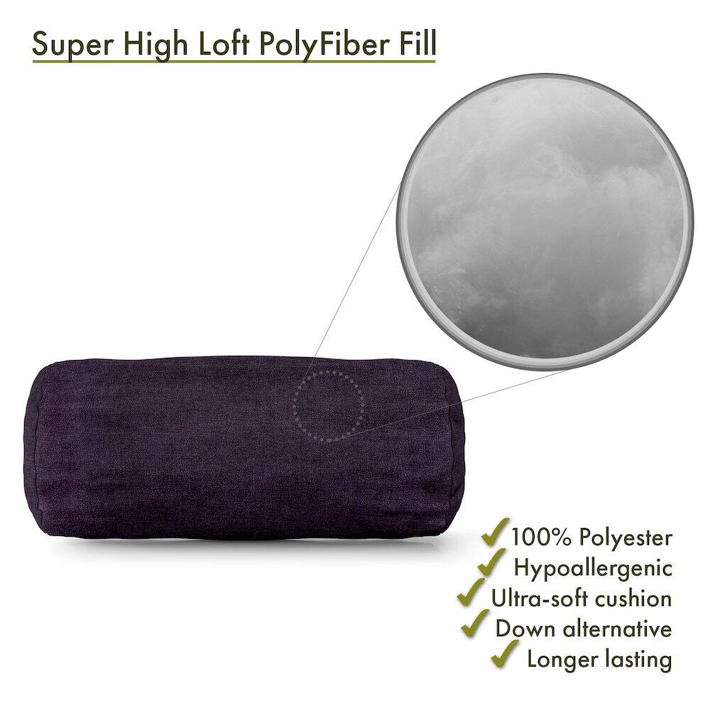 Super High Loft PolyFiber Fill

- 100% Polyester
- Hypoallergenic
- Ultra-soft cushion
- Down alternative
- Longer lasting