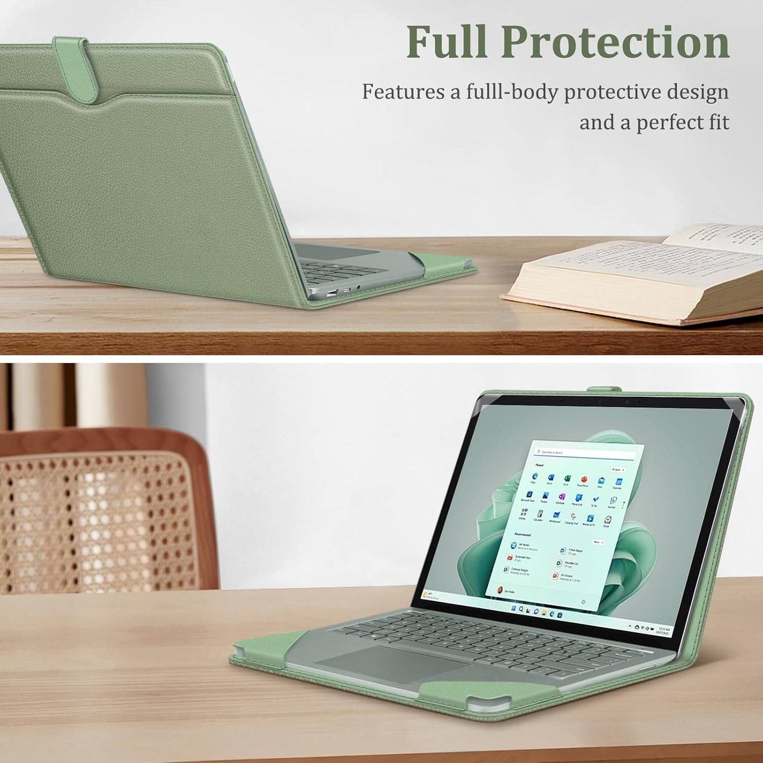 Full Protection  
Features a full-body protective design and a perfect fit