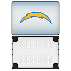Front. Keyscaper - Los Angeles Chargers Linen MacBook Case - Pro 14 in - Multicolor.