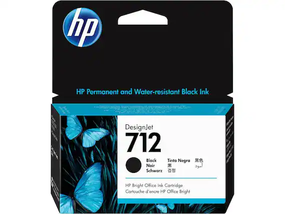HP Permanent and Water-resistant Black Ink
DesignJet 712
Black / Noir / Schwarz / Tinta Negra / 黒色
HP Bright Office Ink Cartridge / Cartouche d'encre HP Office Bright