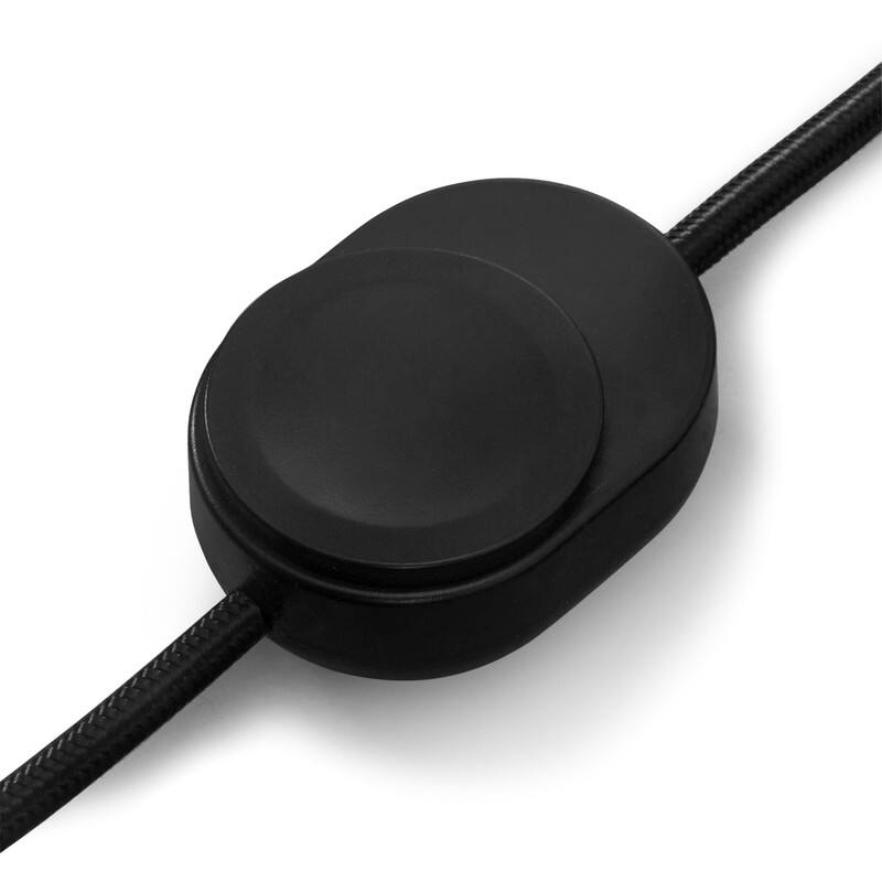 Alt View 6. Brightech - Nimbus LED Modern Contemporary Round Dimmable Bedside Nightstand Desk Lamp - Classic Matte Black.