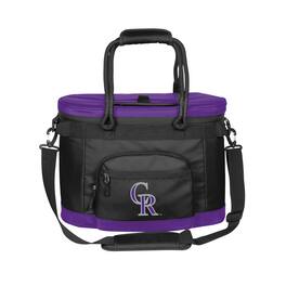 Logo Brands - Colorado Rockies 35 Can Flex Cooler - Black