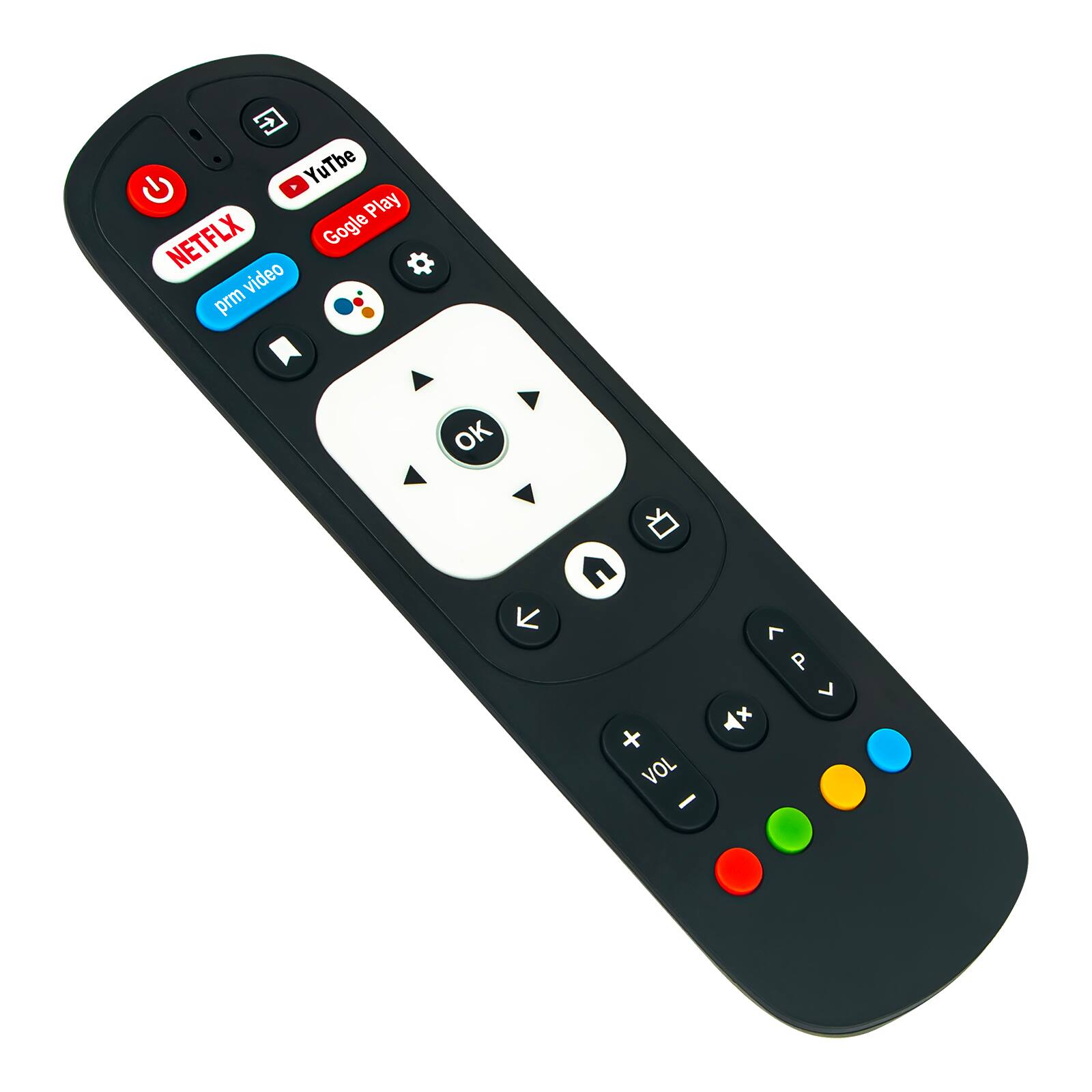 G 4 YouTube Play NETFLIX Google Play prm video OK + VOL -