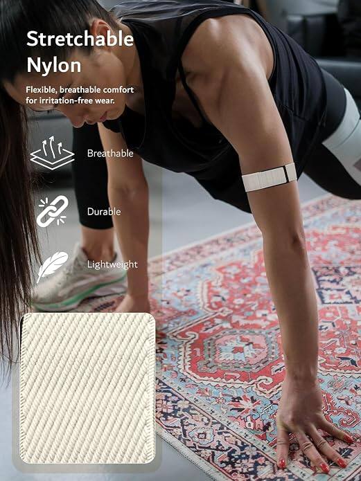 Stretchable Nylon Flexible, breathable comfort for irritation-free wear. Breathable Durable Lightweight