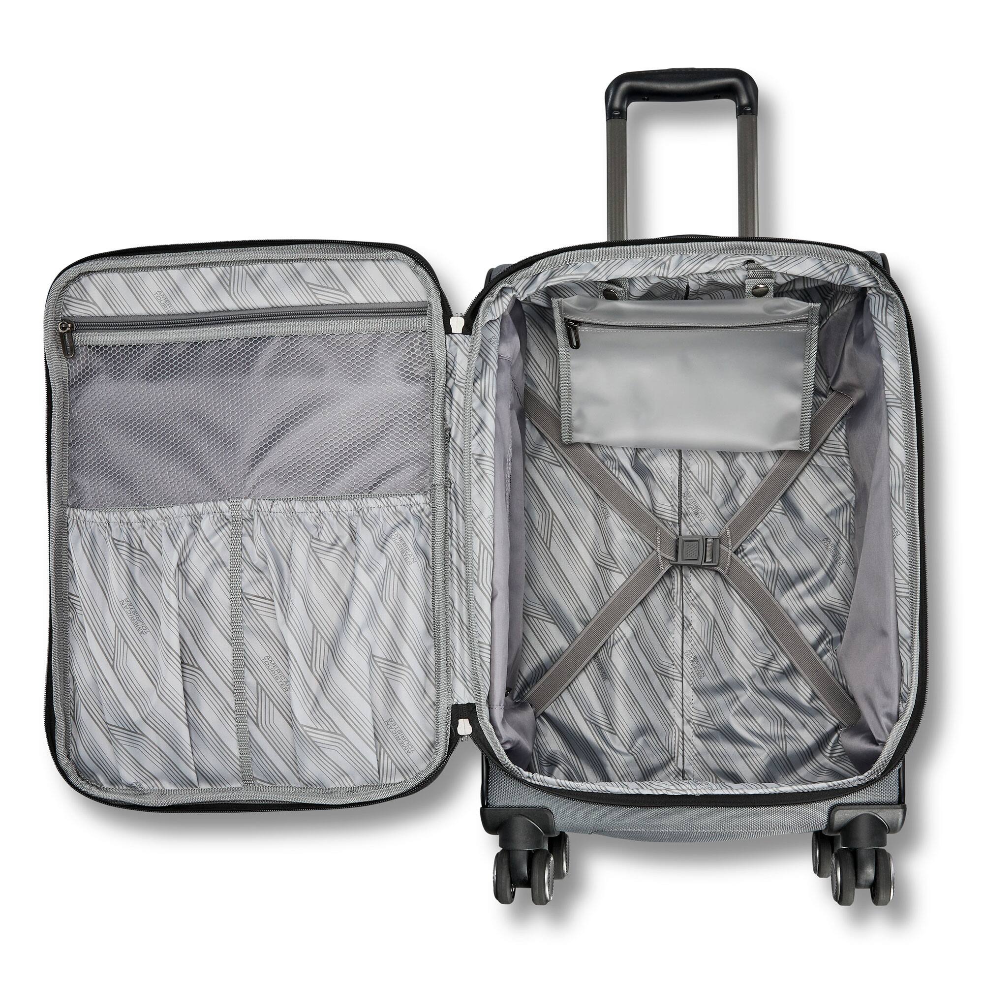 Alt View 7. American Tourister - American Tourister Dash XLT 2 Piece Carry On and Large Spinner Luggage, Graphite - Graphite.