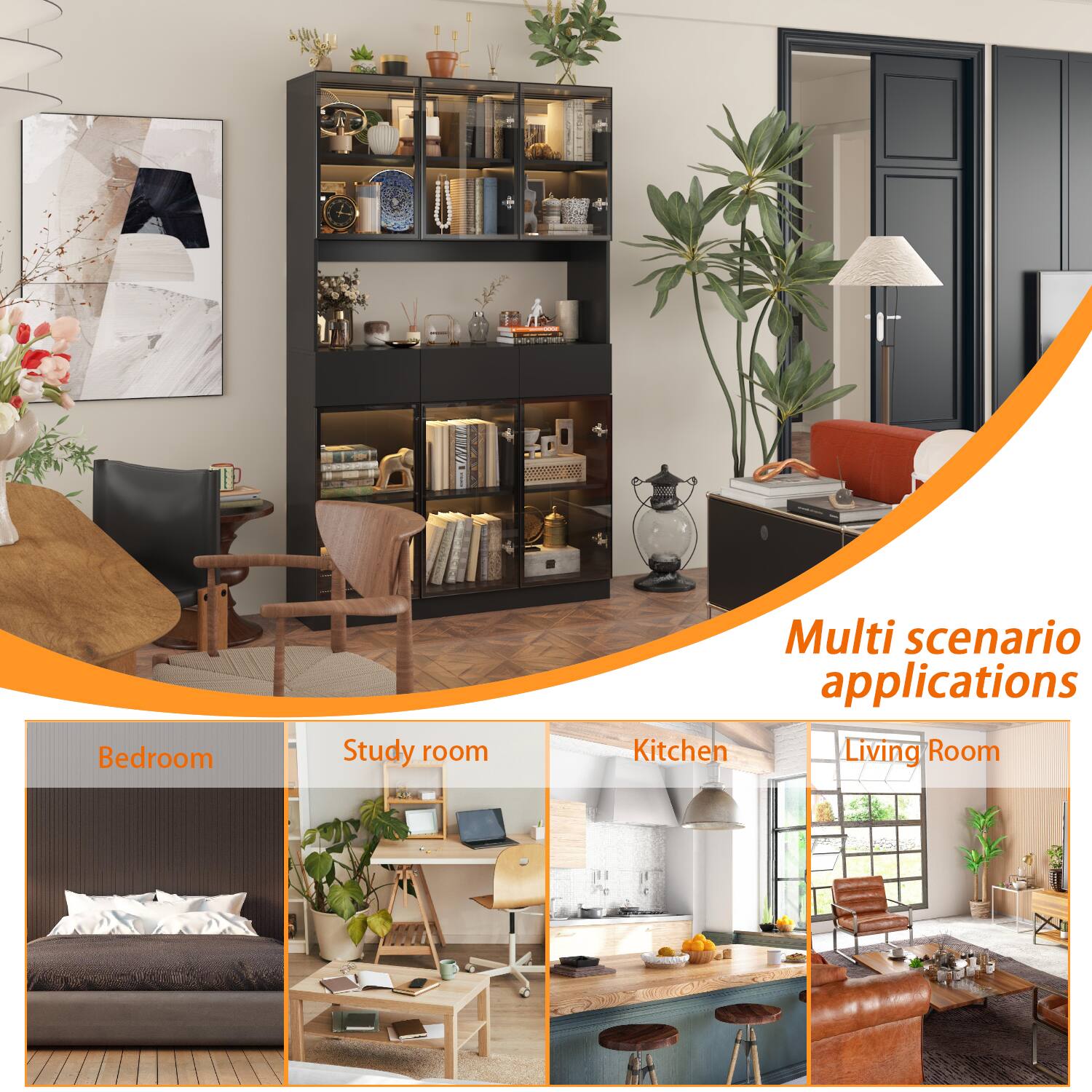 Multi scenario applications

Bedroom
Study room
Kitchen
Living Room