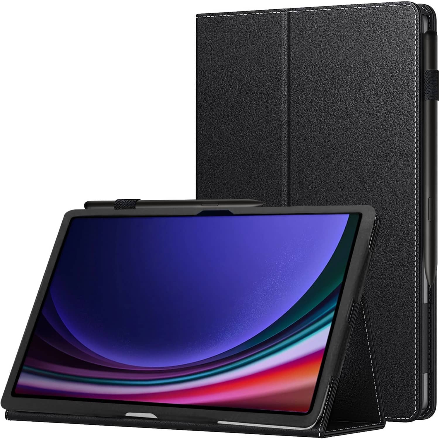 Alt View 11. SaharaCase - Venture Series Folio Case for Samsung Galaxy Tab S10 Lite (2025), Tab S10 FE, Tab S9 and Tab S9 FE - Black.
