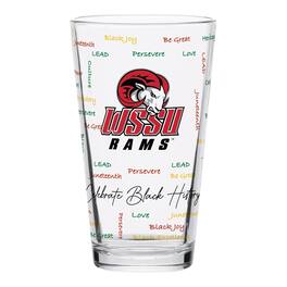Indigo Falls - Winston-Salem State Rams 16oz. Pint Glass - Multicolor