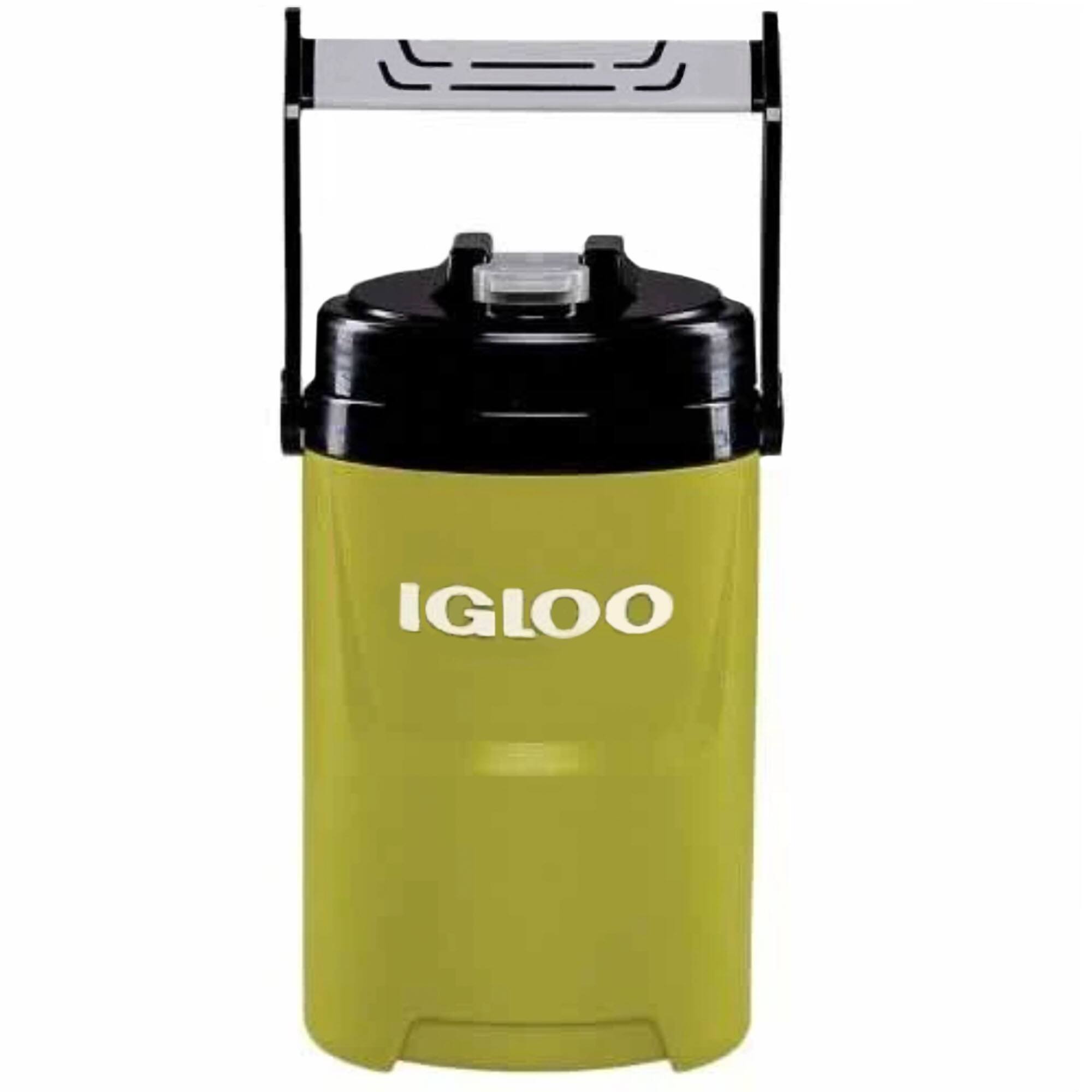 Front. Igloo - IGLOO Laguna Pro 1/2 Gallon Sports Water Jug, Acid Green - Acid Green.
