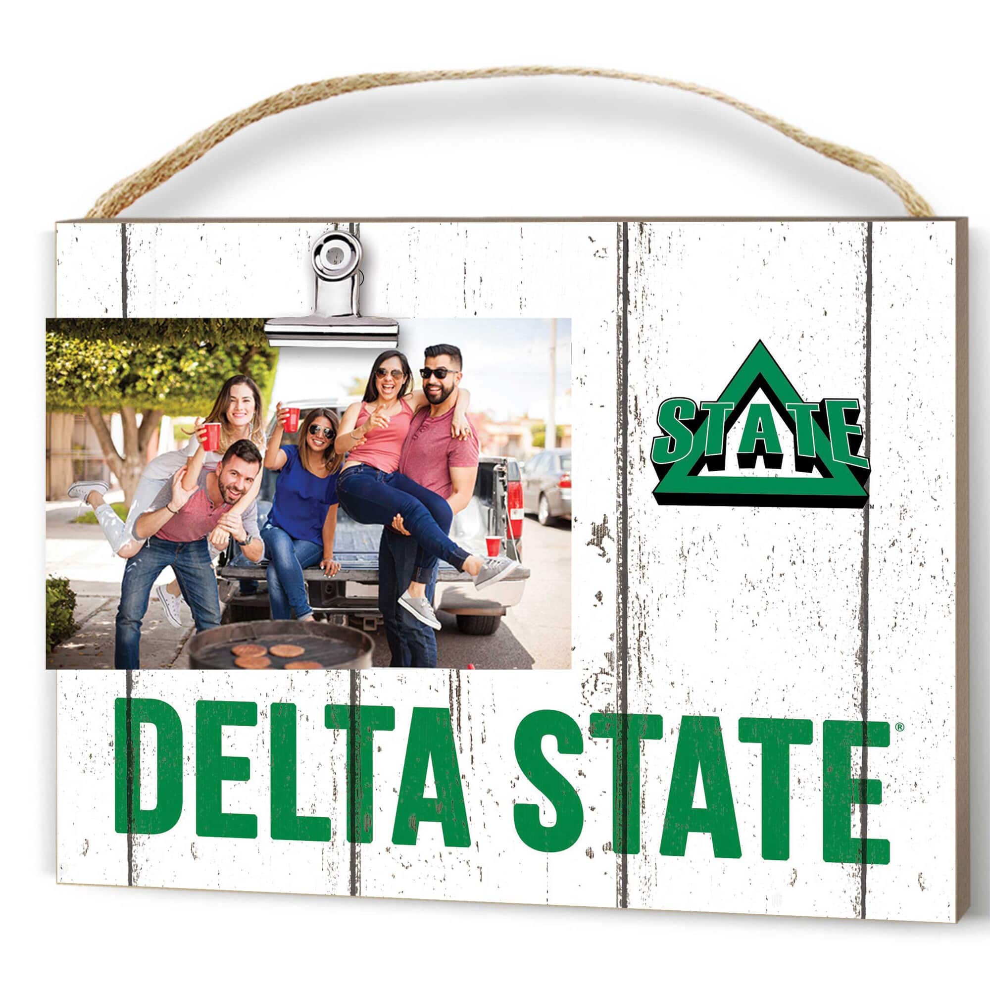 "Jardine - Delta State Statesmen 8"" x 10"" Weathered Clip It Frame - White" price history on PriceWatchPro