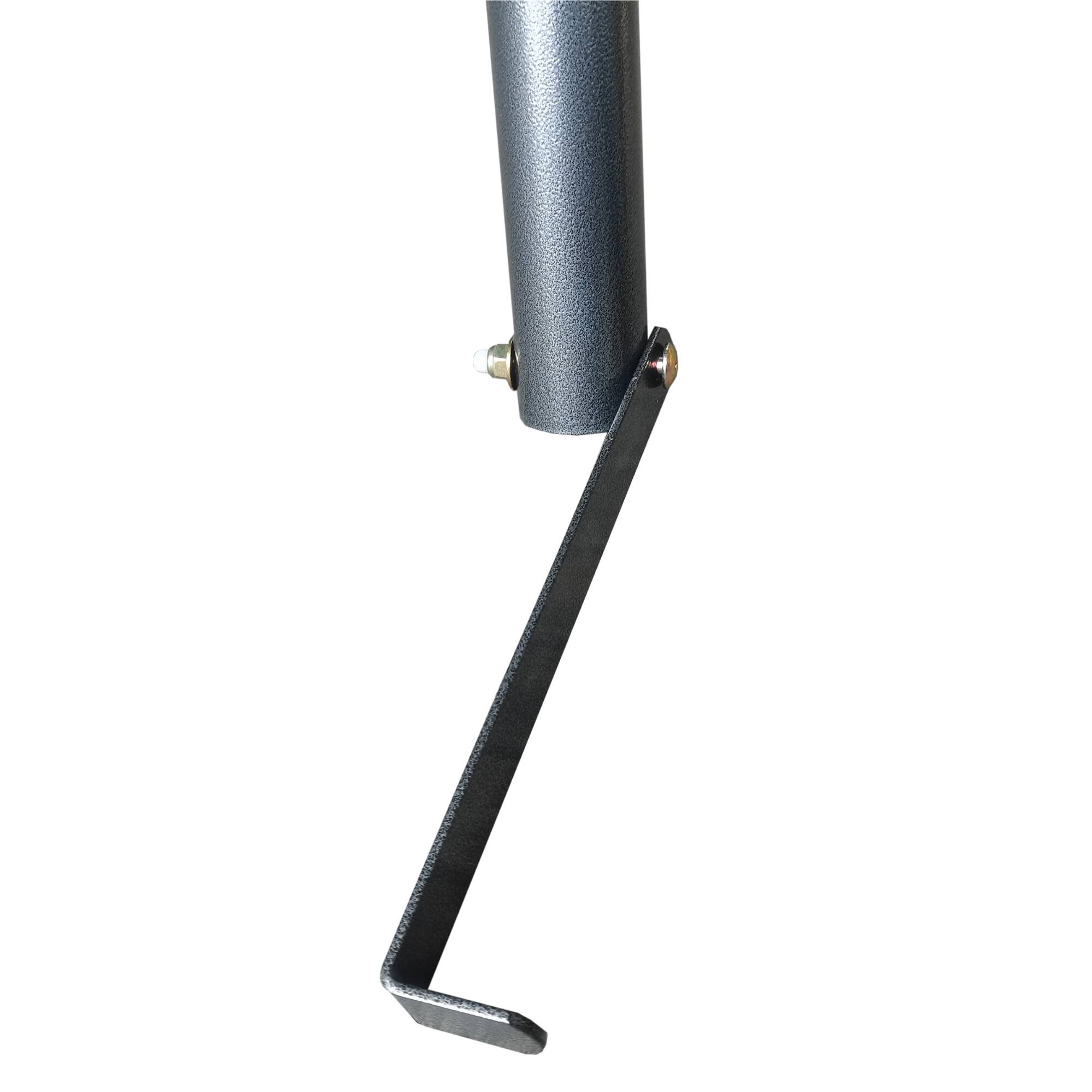 Alt View 6. Loheer - 11.16 ft Metal Swing Set with Face-to-Face Glider and 2 Belt Swings for Backyard - Lime green.