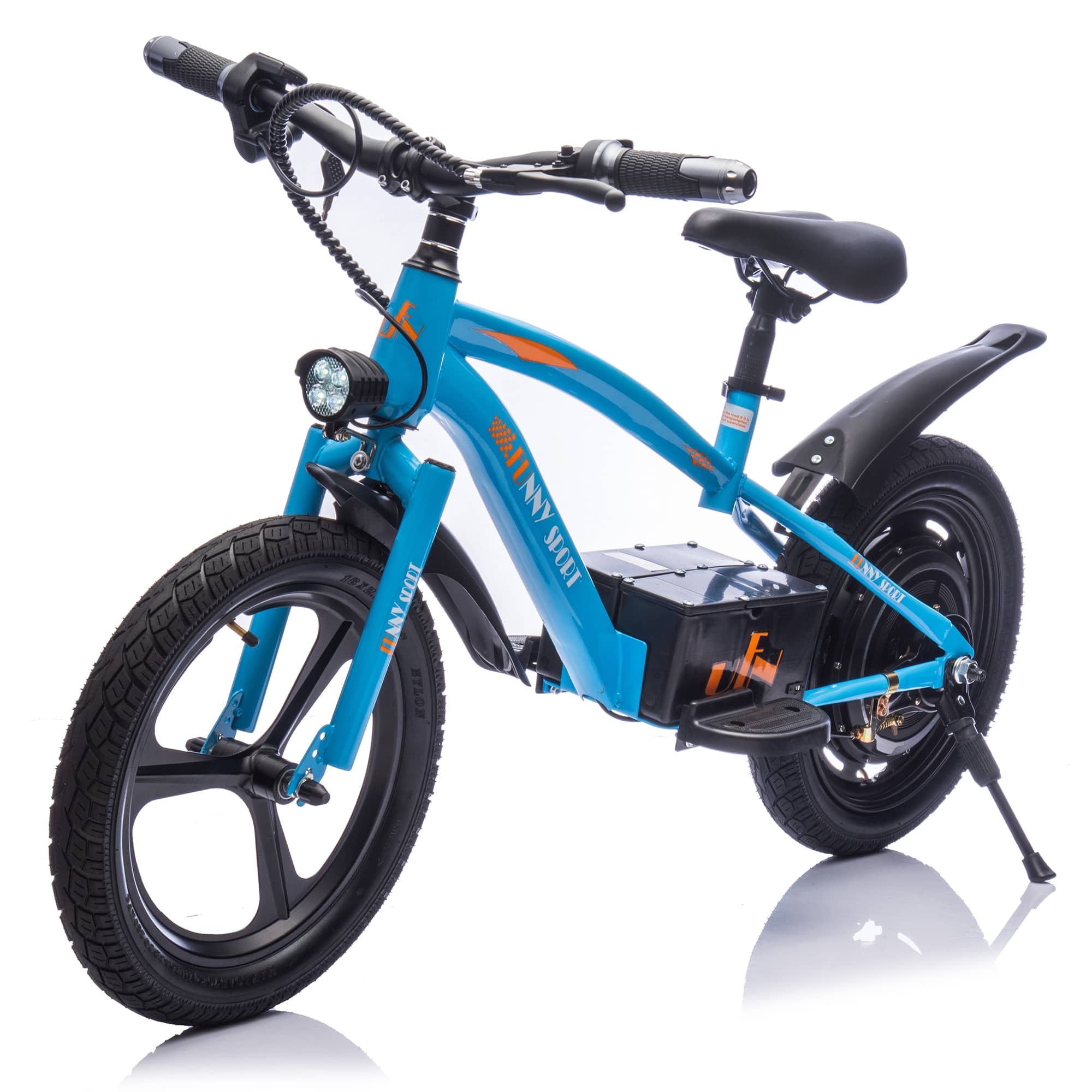 APRILSOUL - 24V Kids Electric Dirt Bike 300W 1243MPH 16in Wheels 512 Years - Blue