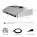 11.81" 1.97" 6.00" 35.75" 19.68"
Due to the size and weight of this range hood, proper installation requires 1-2 people
ETD LISTED ETL Listed
Length: 55 inch
3-Prong Plug
