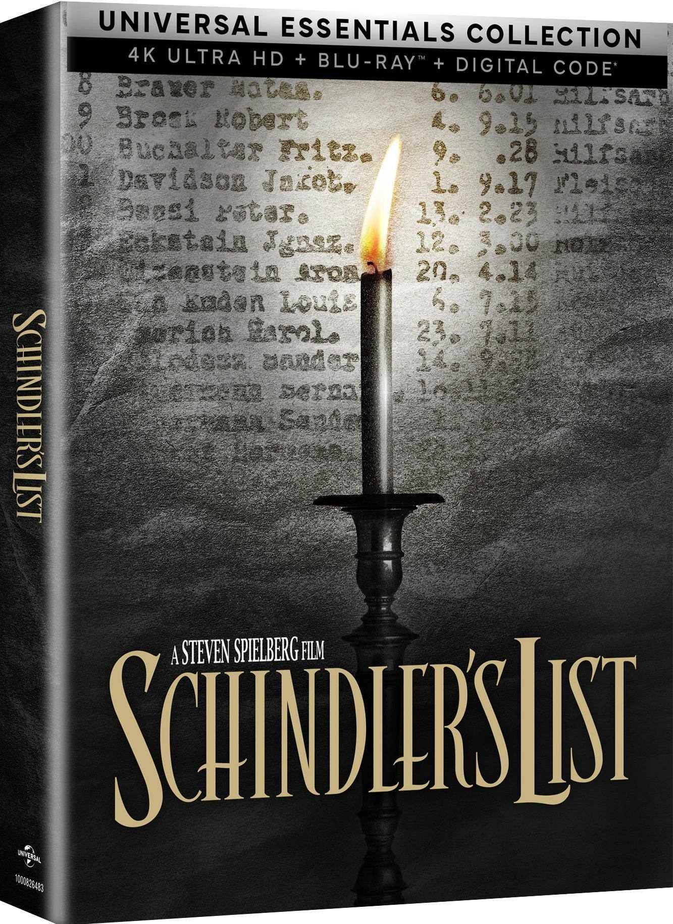 Angle. Schindler's List (4K Ultra HD + Blu-ray (30th Anniversary)) [UHD].