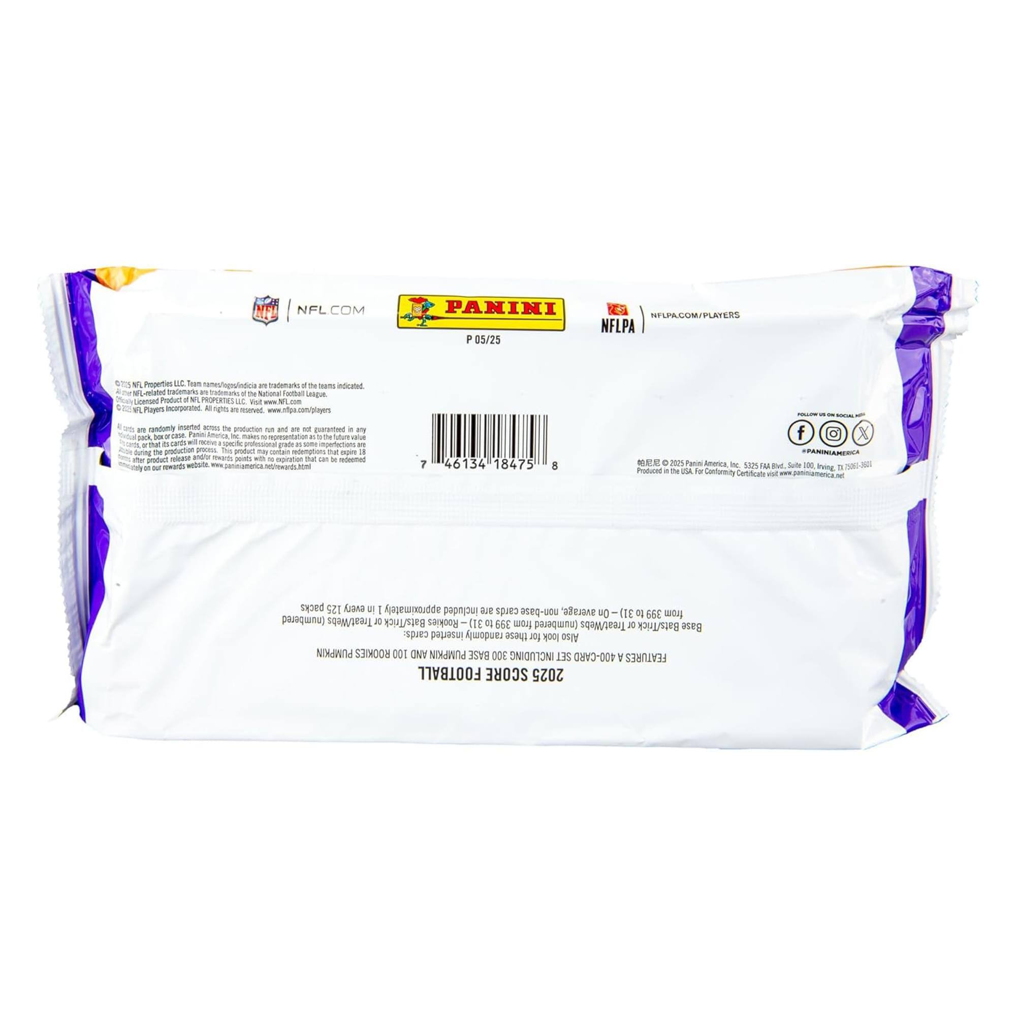 NFL.COM  
PANINI  
P 05/25  
NFLPACOM/PLAYERS  
NFLPA  

- NFL Properties, LLC. Team names and logos are trademarks of the teams indicated.  
- Licensed Product of NFL Properties, LLC.  
- www.nflplayers.com  
- www.paniniamerica.com  
- www.facebook.com/PaniniAmerica  
- www.instagram.com/PaniniAmerica  
- www.twitter.com/PaniniAmerica  
- www.paniniamerica.com  
- www.paniniamerica.com  
- www.paniniamerica.com  
- www.paniniamerica.com  
- www.paniniamerica.com  
- www.paniniamerica.com  
- www.paniniamerica.com  
- www.paniniamerica.com  
- www.paniniamerica.com  
- www.paniniamerica.com  
- www.paniniamerica.com  
- www.paniniamerica.com  
- www.paniniamerica.com  
- www.paniniamerica.com  
- www.paniniamerica.com  
- www.paniniamerica.com  
- www.paniniamerica.com  
- www.paniniamerica.com  
- www.paniniamerica.com  
- www.paniniamerica.com  
