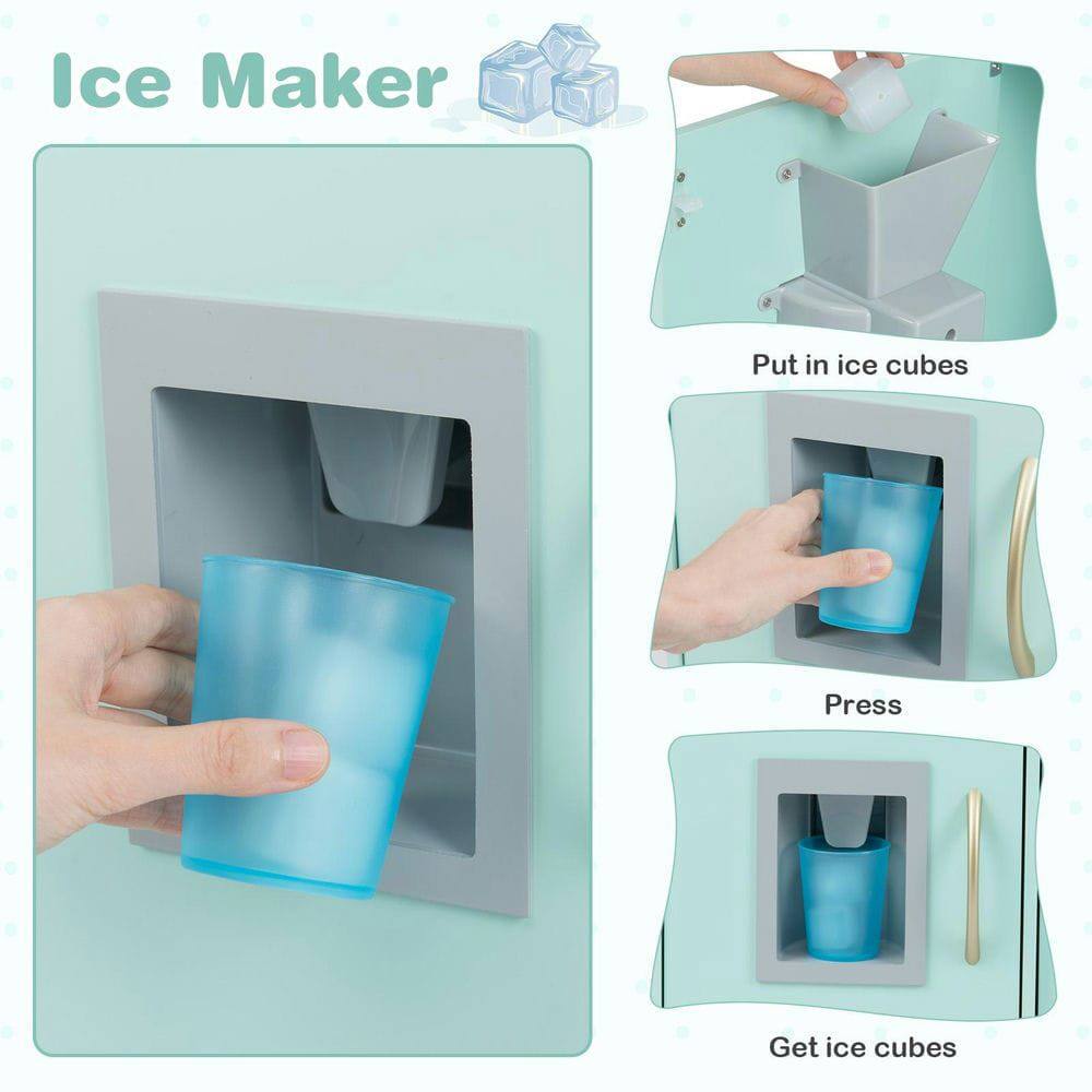 Ice Maker

1. Put in ice cubes
2. Press
3. Get ice cubes