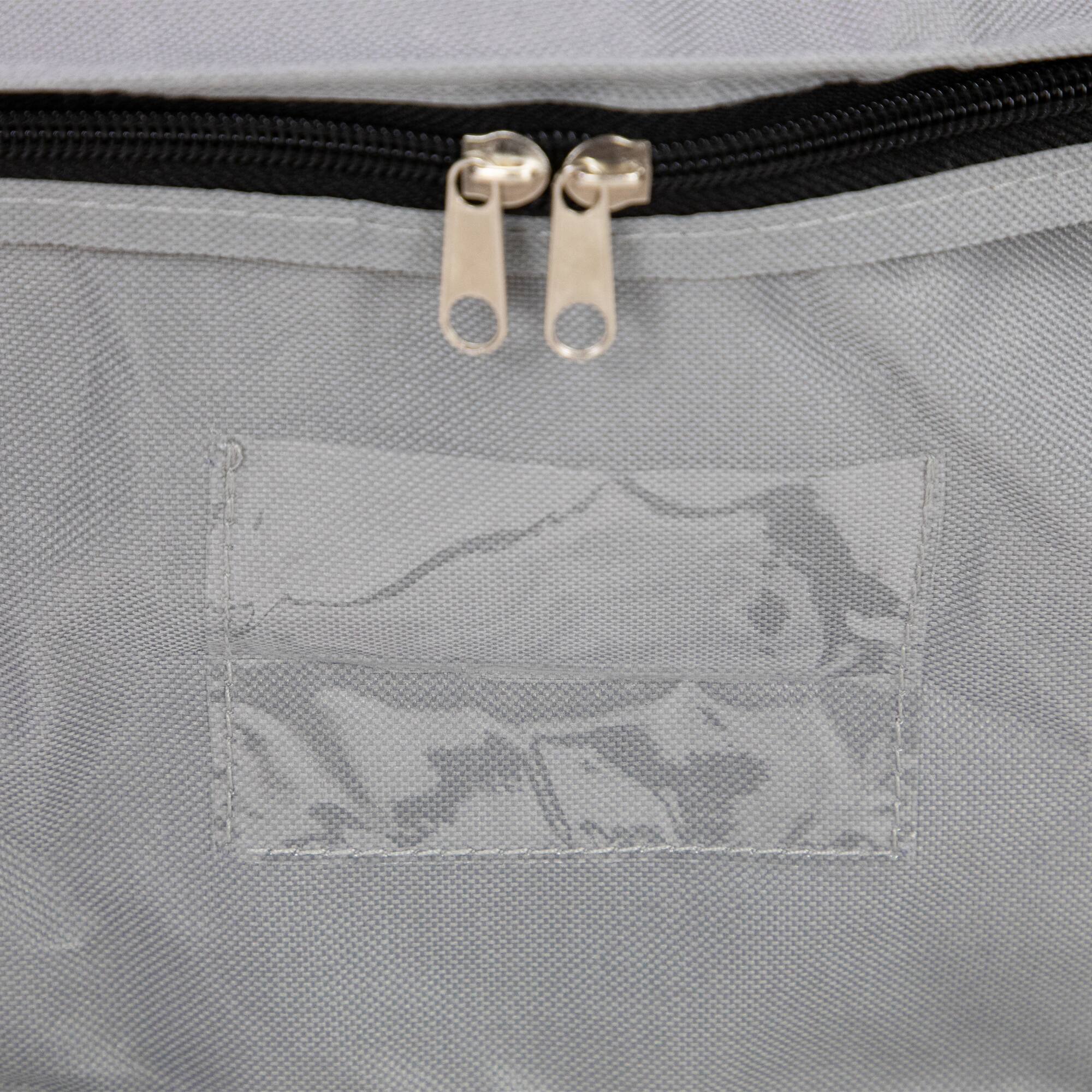 Alt View 5. Northlight - Multi-Seasonal Wreath Storage Bag - 30" - Gray - Gray.