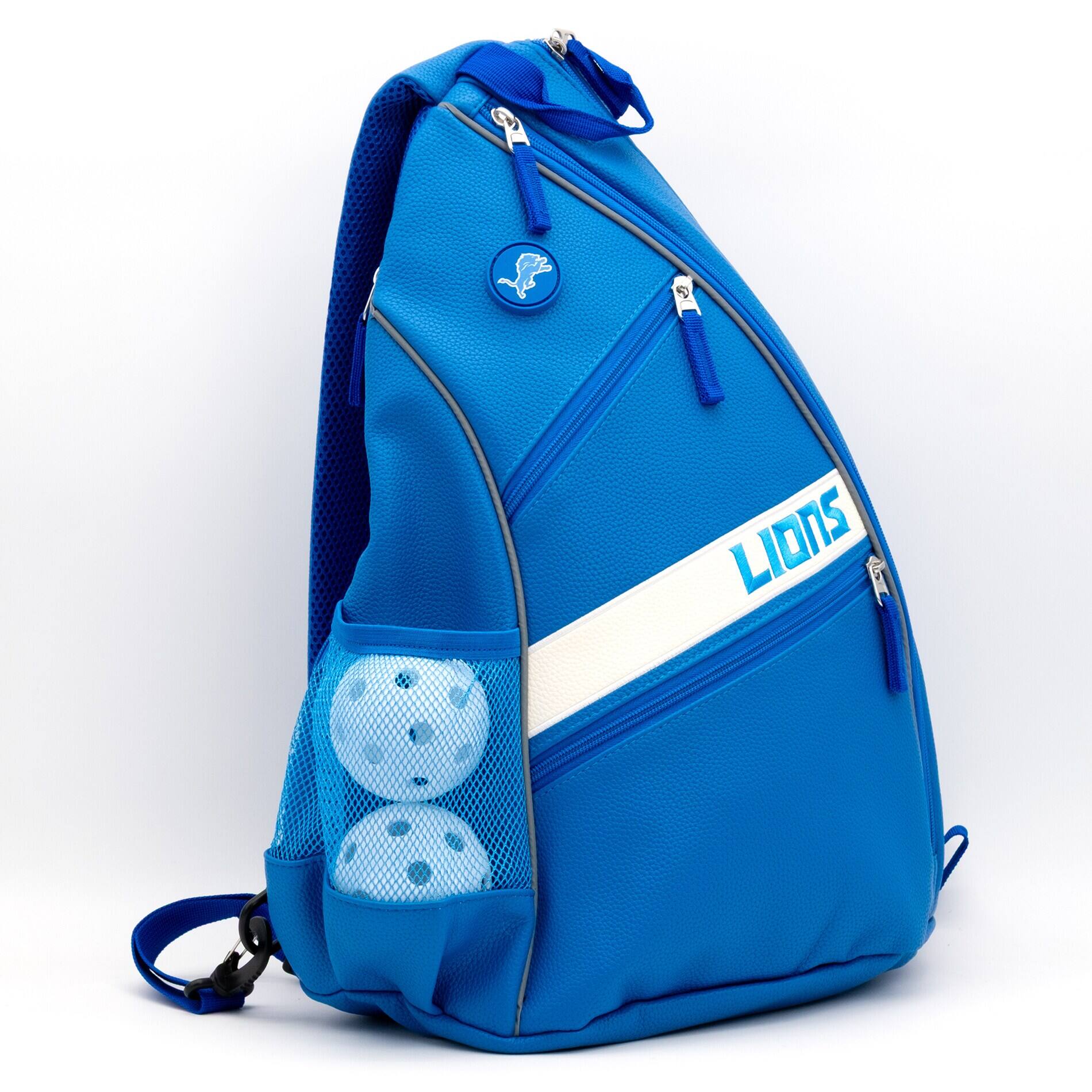 Alt View 2. Team Golf - Detroit Lions Embroidered Team Backpack - Multicolor.