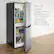 The text on the image reads:
"4.9 cu. ft. capacity 2 glass shelves (one fixed and one adjustable) Refrigerator door storage Interior lighting."
