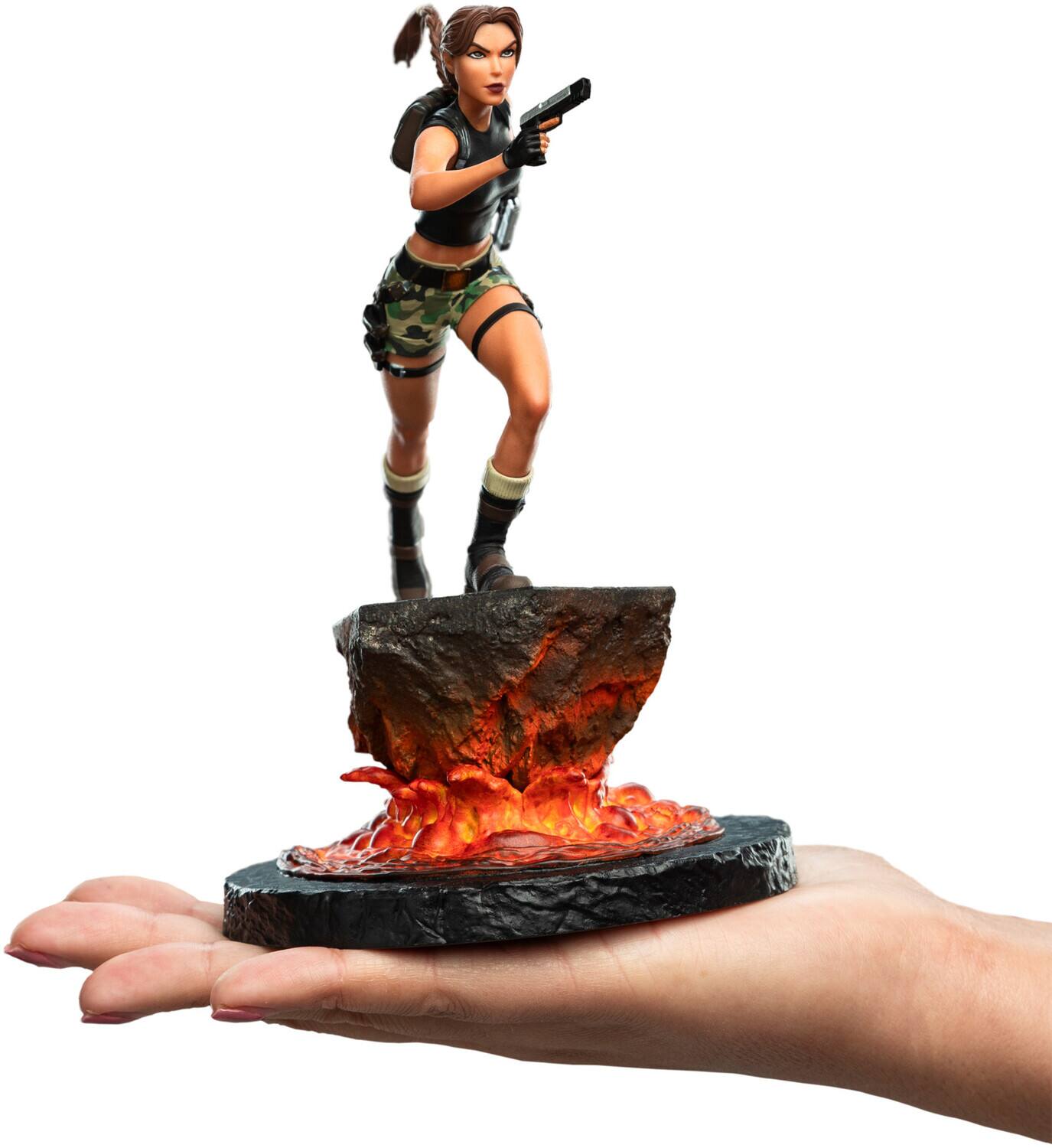Alt View 1. Weta Workshop - Weta Workshop Polystone - Tomb Raider - Lara Croft: The Sanctuary of Flame Miniature Statue   - COLLECTIBLES - Multicolor.