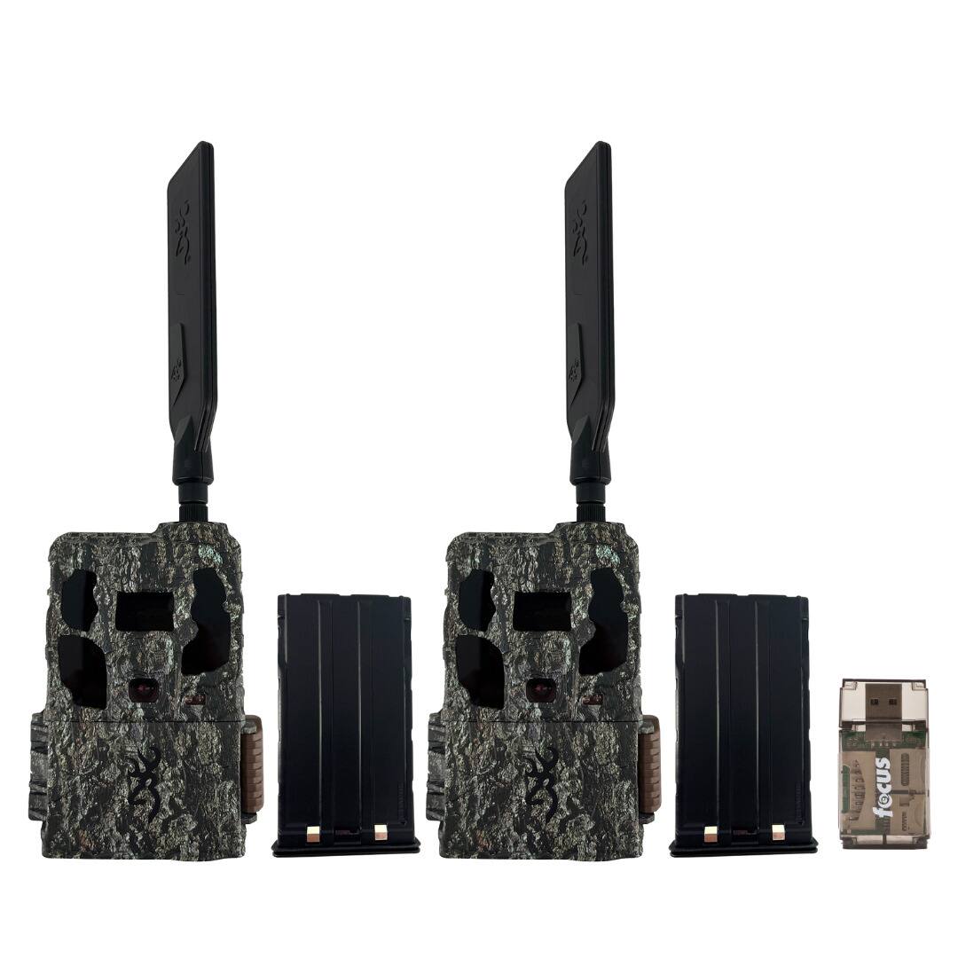Front. Browning - Browning Trail Camera Defender Wireless Pro Scout Max HD AI 46MP Bundle.