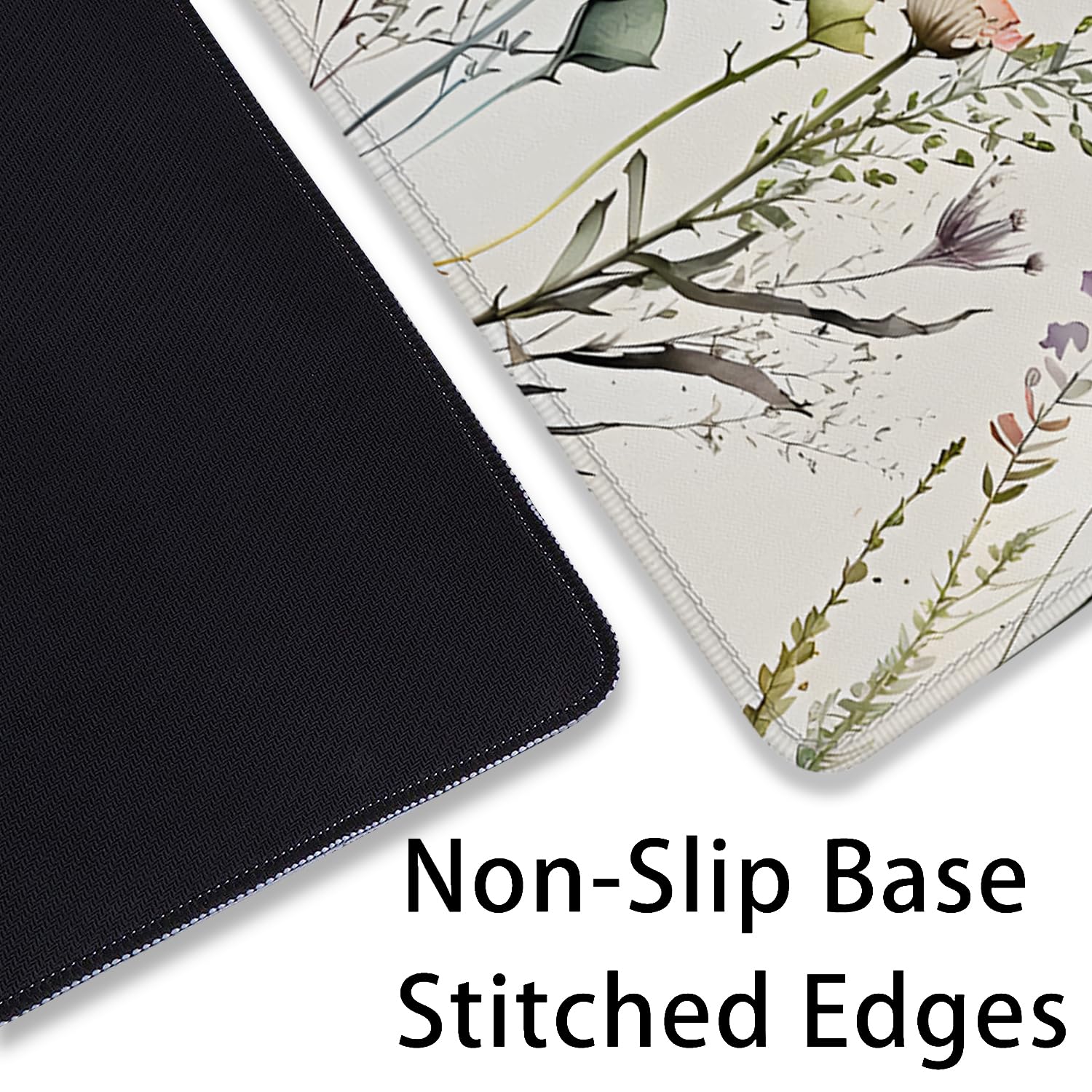 Non-Slip Base  
Stitched Edges
