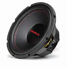 Front. Crunch - Crunch CRW12D4 12 Inch 800 Watt MAX 4 Ohm Dual Voice Coil Car Subwoofer Speaker - Black.