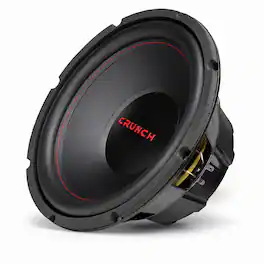 Crunch - CRW12D4 12 Inch 800 Watt MAX 4 Ohm Dual Voice Coil Car Subwoofer Speaker - Black
