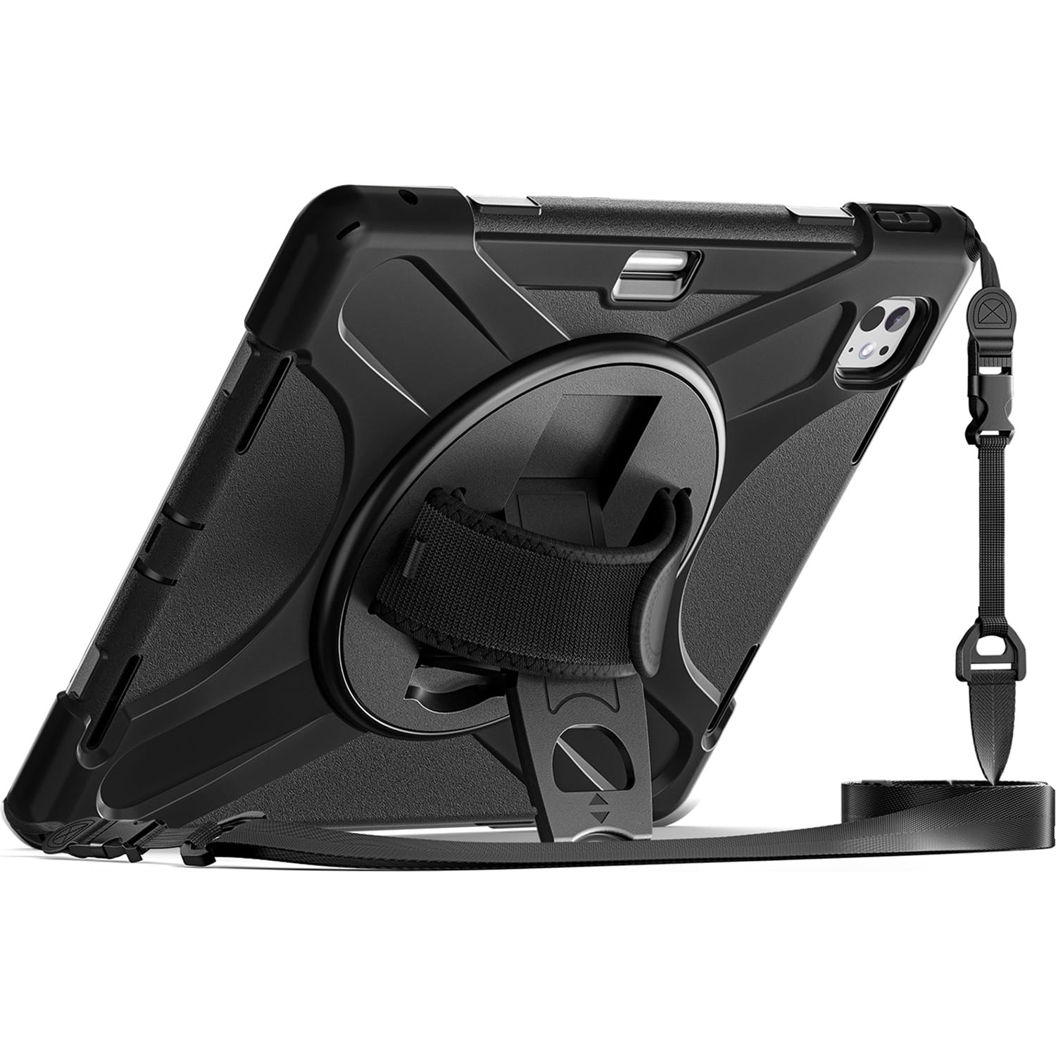 Alt View 12. SaharaCase - Raider-X Series Heavy-Duty Case for Apple iPad Pro (M4 2024/M5 2025) 13" - Scorpion Black.