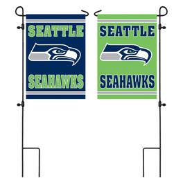 Evergreen Enterprises - Seattle Seahawks 12.5" x 18" Double-Sided Embossed Suede Garden Flag - Multicolor