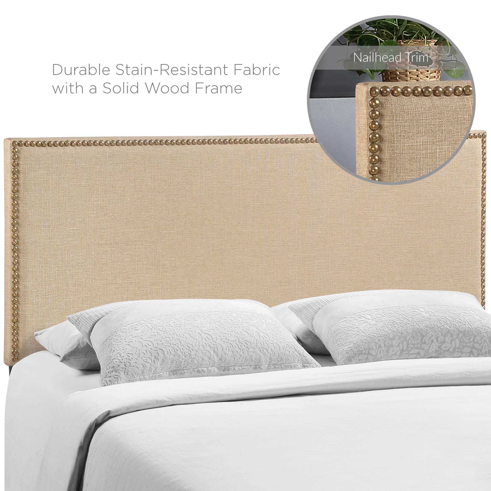 Durable Stain-Resistant Fabric with a Solid Wood Frame

Nailhead Trim
