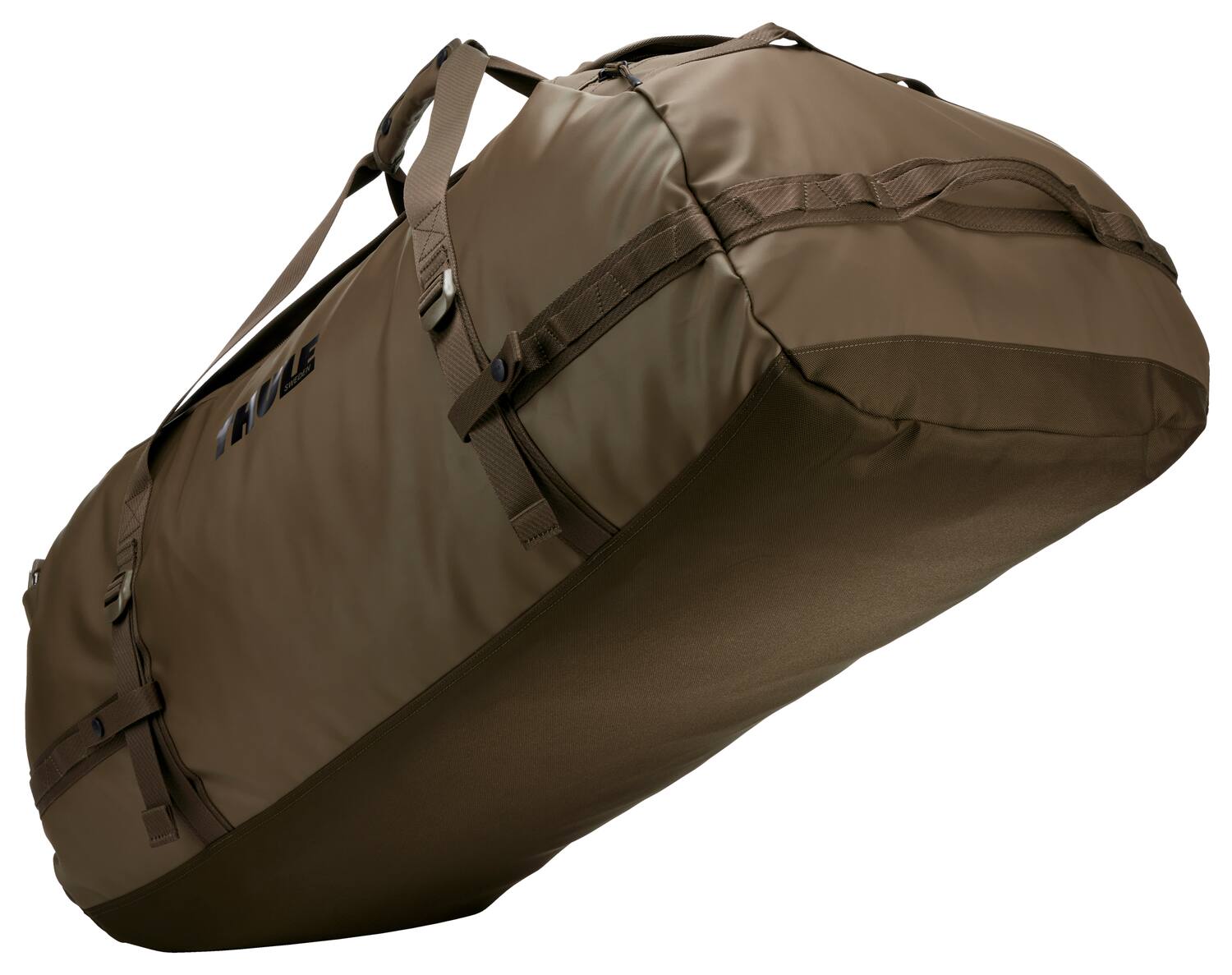 Alt View 6. Thule - Chasm Duffel Bag – Oversized 130L Expedition & Gear Hauler - Deep Khaki.