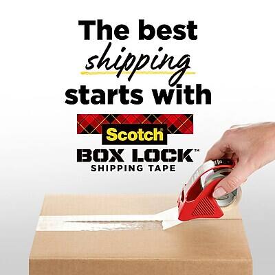 The best shipping starts with Scotch™ BOX LOCK™ SHIPPING TAPE
