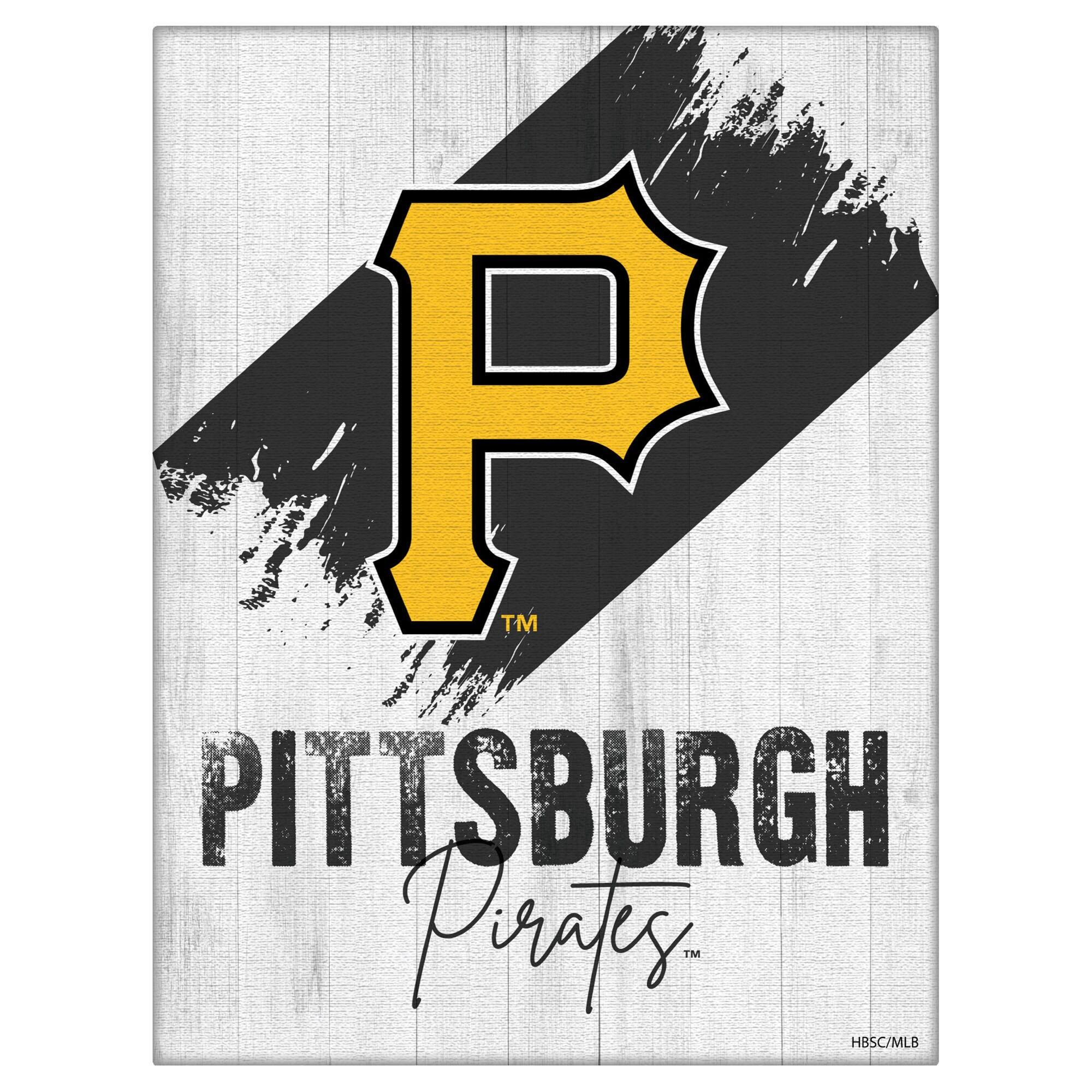 Pittsburgh Pirates 15" x 20" Team Canvas Wall Art